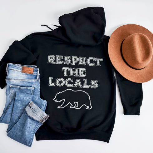 Respect The Locals Double Sided Hoodie